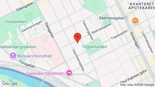 Apartments for rent i Danderyd - kort over placeringen