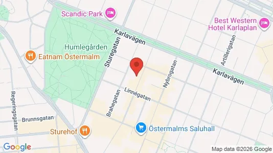 Apartments for rent i Östermalm - kort over placeringen