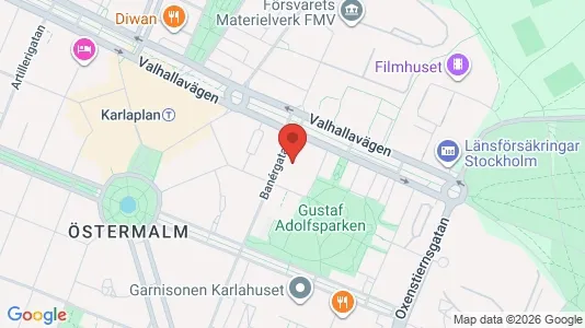 Apartments for rent i Östermalm - kort over placeringen