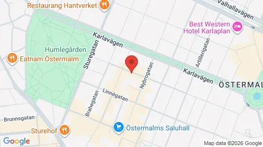 Apartments for rent i Östermalm - kort over placeringen