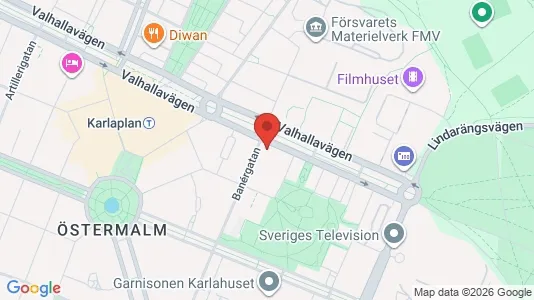 Apartments for rent i Östermalm - kort over placeringen