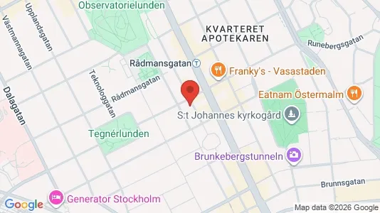 Apartments for rent i Stockholm City - kort over placeringen
