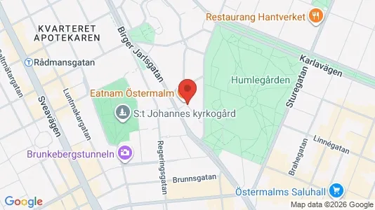 Apartments for rent i Östermalm - kort over placeringen