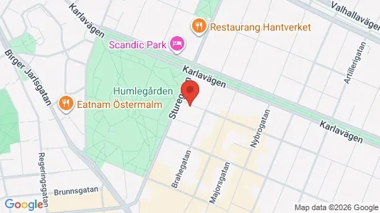 Apartments for rent i Östermalm - kort over placeringen