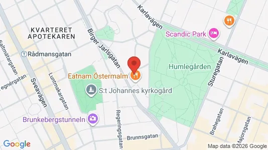 Apartments for rent i Östermalm - kort over placeringen