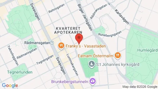 Apartments for rent i Stockholm City - kort over placeringen
