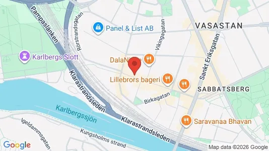 Apartments for rent i Vasastan - kort over placeringen