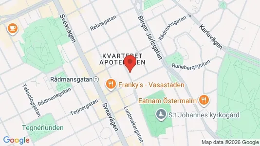 Apartments for rent i Vasastan - kort over placeringen