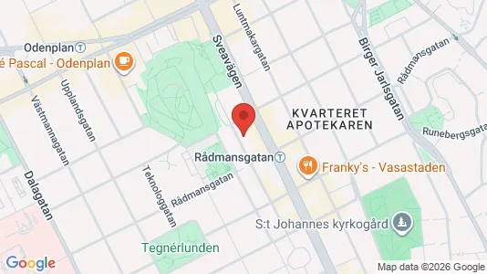Apartments for rent i Vasastan - kort over placeringen