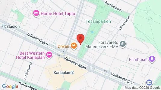 Apartments for rent i Gärdet/Djurgården - kort over placeringen