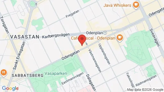 Apartments for rent i Vasastan - kort over placeringen