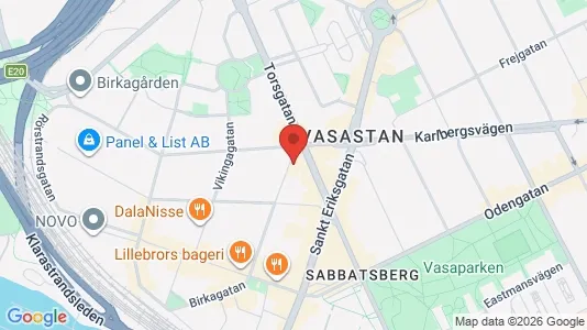 Apartments for rent i Vasastan - kort over placeringen