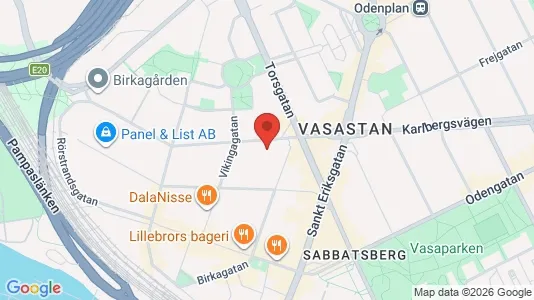 Apartments for rent i Vasastan - kort over placeringen