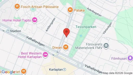 Apartments for rent i Gärdet/Djurgården - kort over placeringen