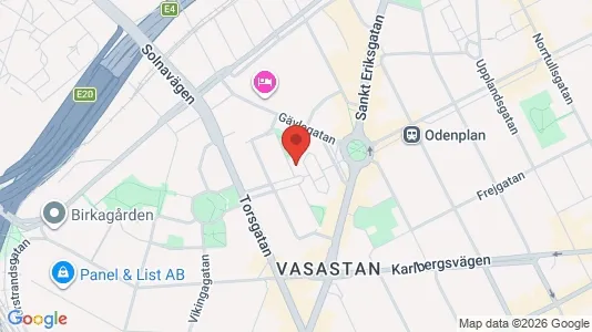 Apartments for rent i Vasastan - kort over placeringen