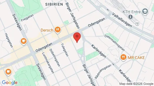Apartments for rent i Vasastan - kort over placeringen