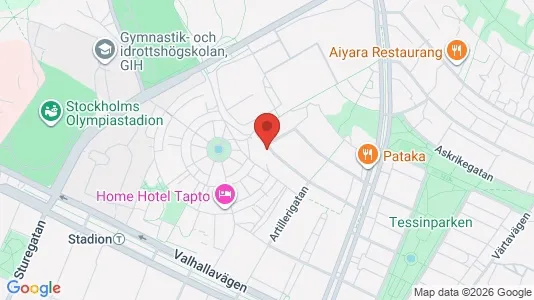 Apartments for rent i Gärdet/Djurgården - kort over placeringen