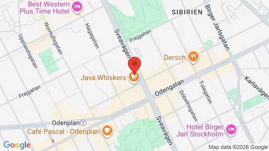 Apartments for rent i Vasastan - kort over placeringen