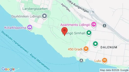 Apartments for rent i Lidingö - kort over placeringen