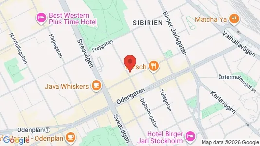 Apartments for rent i Vasastan - kort over placeringen
