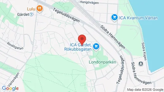 Apartments for rent i Gärdet/Djurgården - kort over placeringen