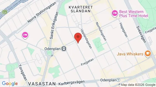 Apartments for rent i Vasastan - kort over placeringen