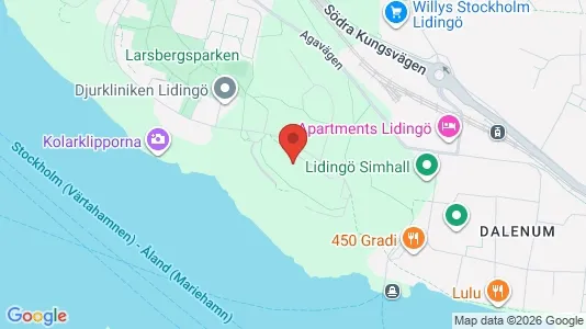 Apartments for rent i Lidingö - kort over placeringen
