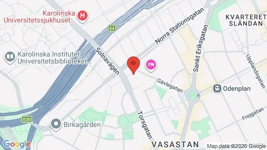 Apartments for rent i Vasastan - kort over placeringen