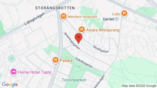 Apartments for rent i Gärdet/Djurgården - kort over placeringen