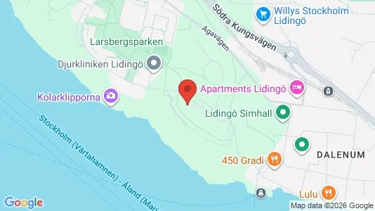 Apartments for rent i Lidingö - kort over placeringen