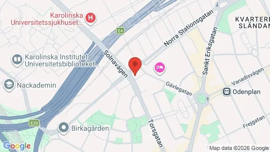 Apartments for rent i Vasastan - kort over placeringen