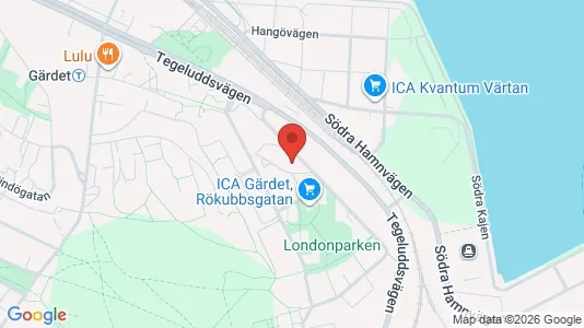 Apartments for rent i Gärdet/Djurgården - kort over placeringen