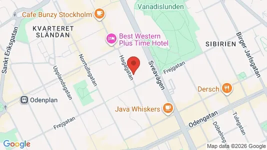 Apartments for rent i Vasastan - kort over placeringen