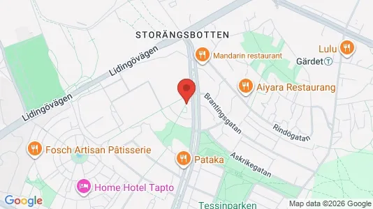 Apartments for rent i Gärdet/Djurgården - kort over placeringen