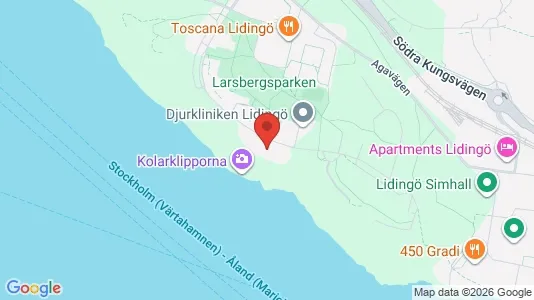 Apartments for rent i Lidingö - kort over placeringen