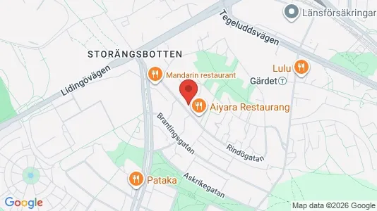 Apartments for rent i Gärdet/Djurgården - kort over placeringen