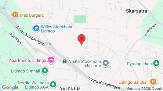 Apartments for rent i Lidingö - kort over placeringen