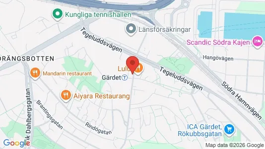 Apartments for rent i Gärdet/Djurgården - kort over placeringen