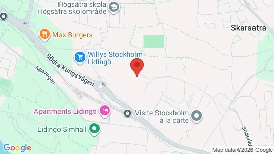 Apartments for rent i Lidingö - kort over placeringen