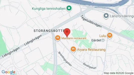 Apartments for rent i Gärdet/Djurgården - kort over placeringen