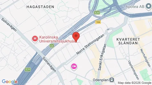 Apartments for rent i Vasastan - kort over placeringen