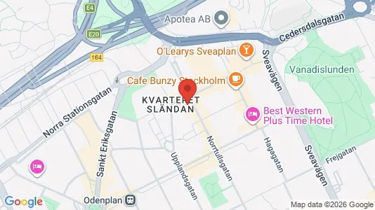 Apartments for rent i Vasastan - kort over placeringen
