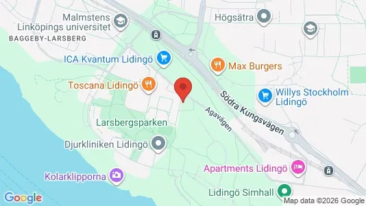 Apartments for rent i Lidingö - kort over placeringen