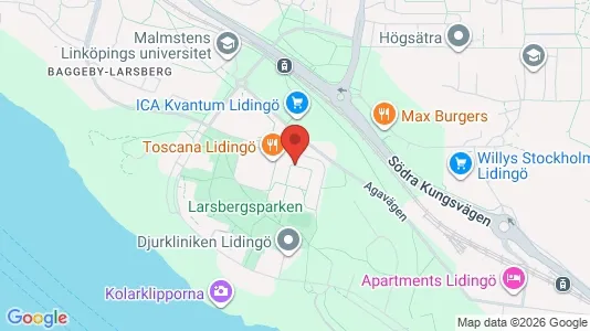 Apartments for rent i Lidingö - kort over placeringen