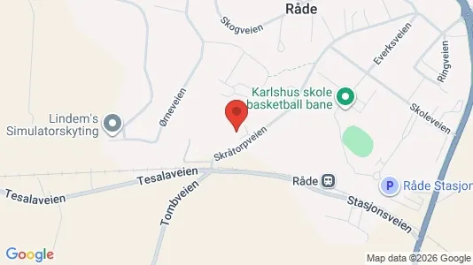 Rooms for rent i Råde - kort over placeringen