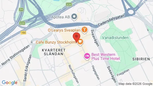 Apartments for rent i Vasastan - kort over placeringen