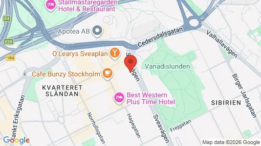 Apartments for rent i Vasastan - kort over placeringen