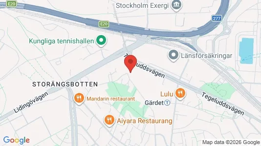 Apartments for rent i Gärdet/Djurgården - kort over placeringen