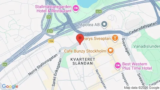 Apartments for rent i Vasastan - kort over placeringen