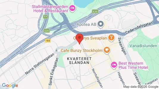 Apartments for rent i Vasastan - kort over placeringen